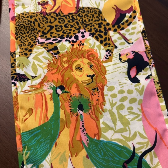 J. CREW Drapey wide-leg pant in Ratti® safari print - Picture 3 of 7